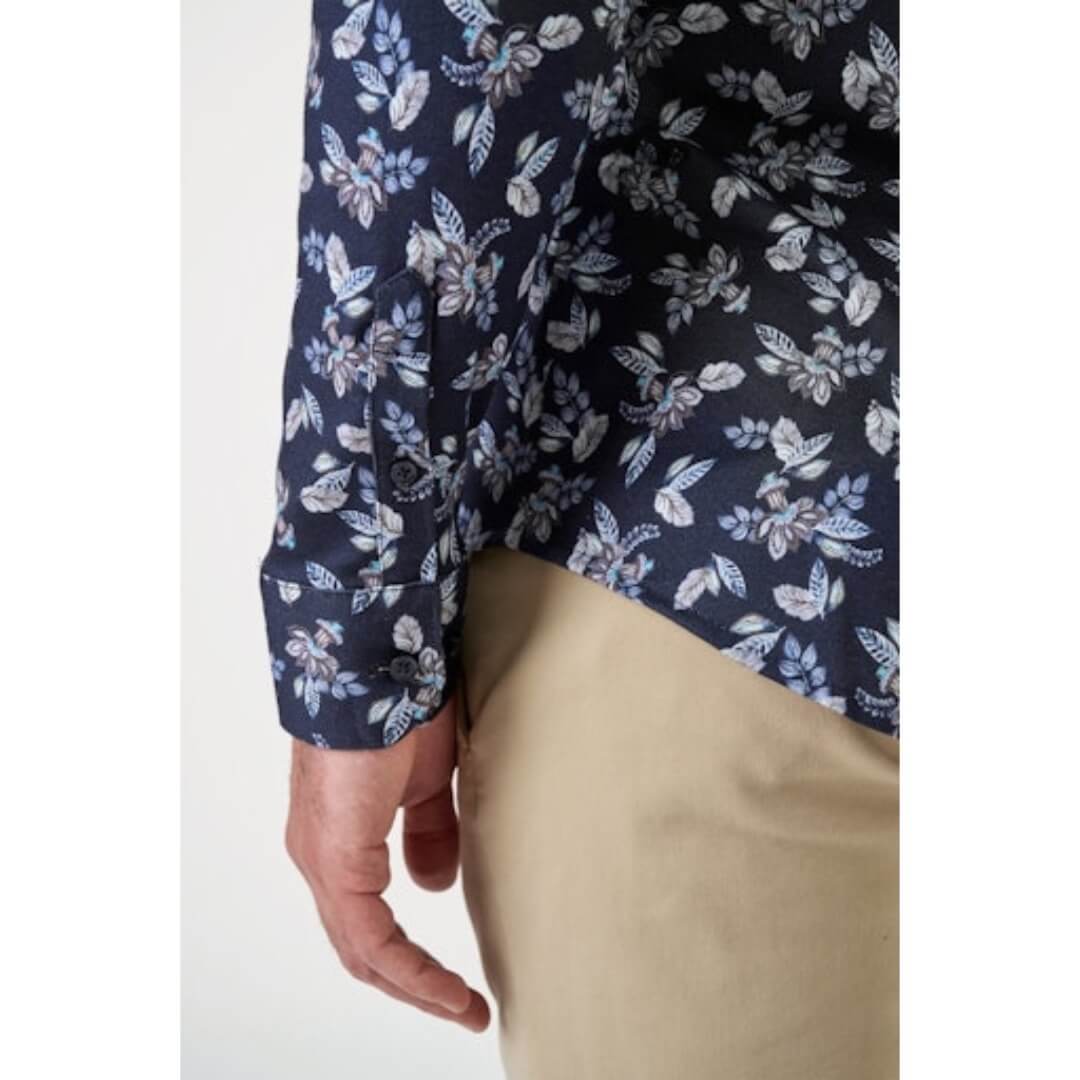 Desoto kukkakuosipaita, sininen - Moment.fi