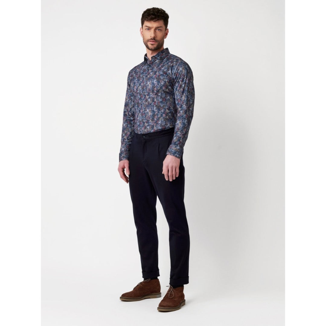 Desoto kuosipaita, sininen - Moment.fi