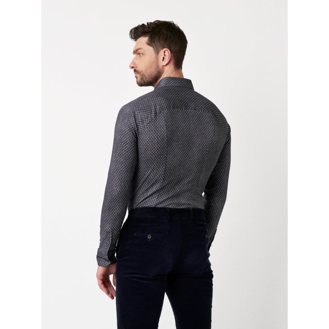 Desoto kuosipaita, tummanharmaa - Moment.fi