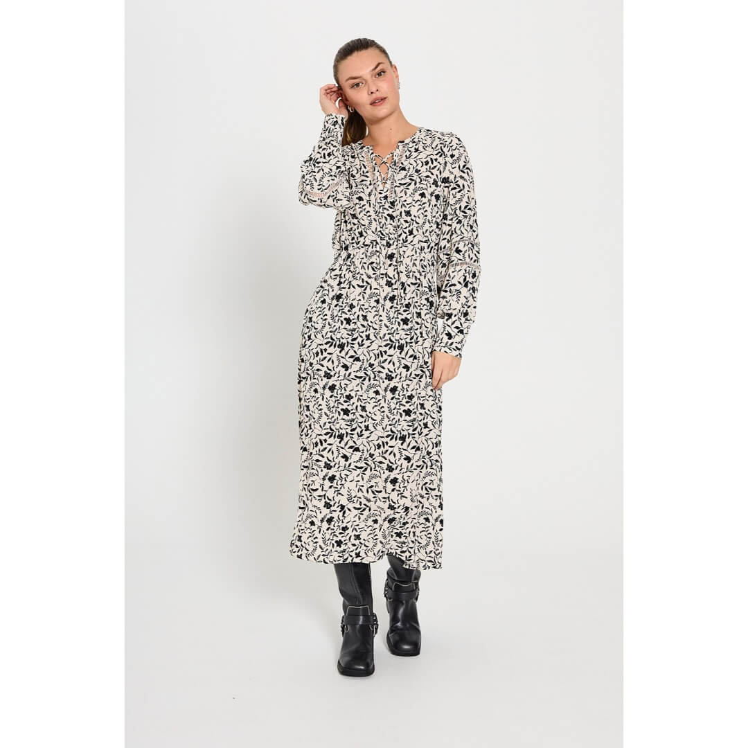 Freequent kuosimekko, beige - Moment.fi