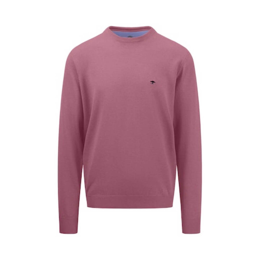 Fynch & Hatton puuvillaneule o-aukko, marjapuuro - Moment.fi