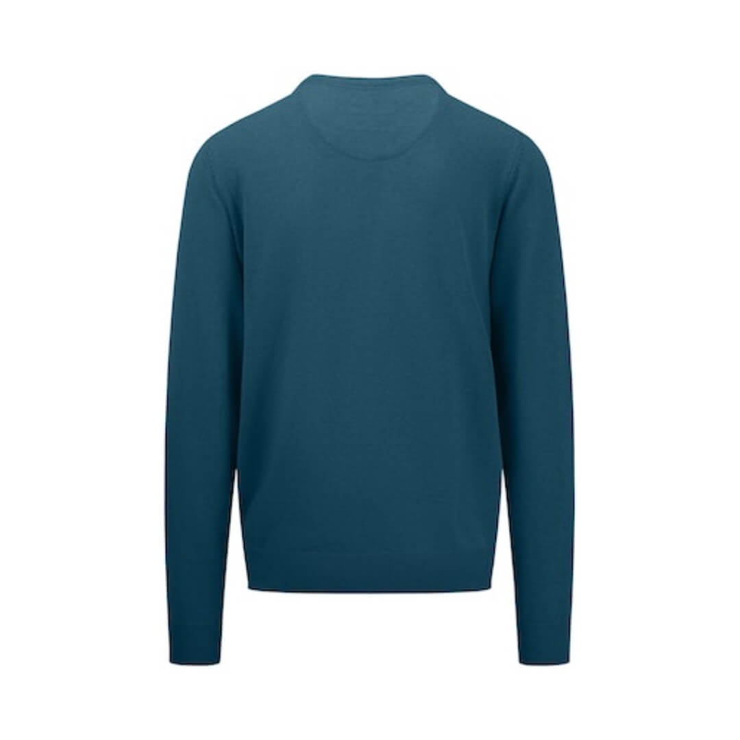 Fynch & Hatton puuvillaneule o-aukko,petrooli - Moment.fi