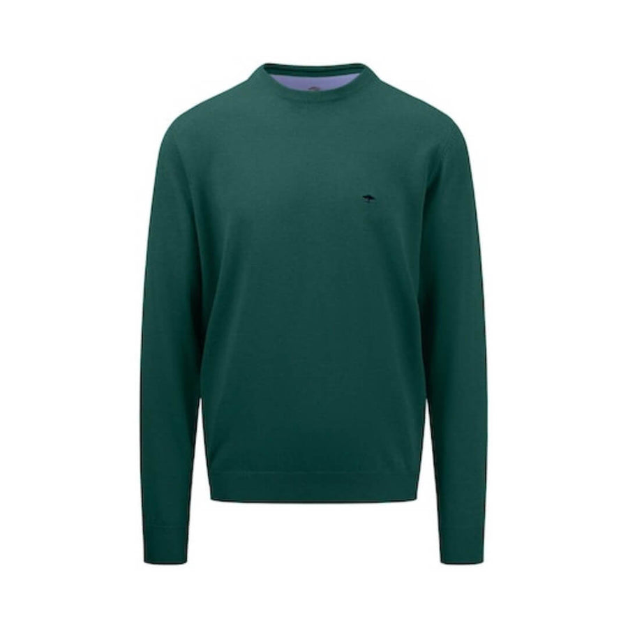 Fynch & Hatton puuvillaneule o-aukko, vihreä - Moment.fi