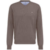 Fynch & Hatton puuvillaneule v-aukko, beige - Moment.fi