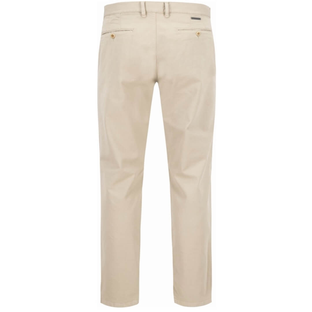 Alberto puuvillahousu Tencel, vaaleabeige - Moment.fi