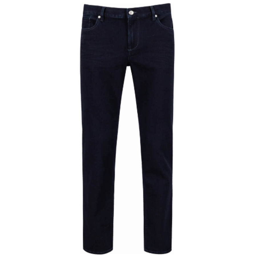 Alberto farkku Business Tencel, tummansininen - Moment.fi