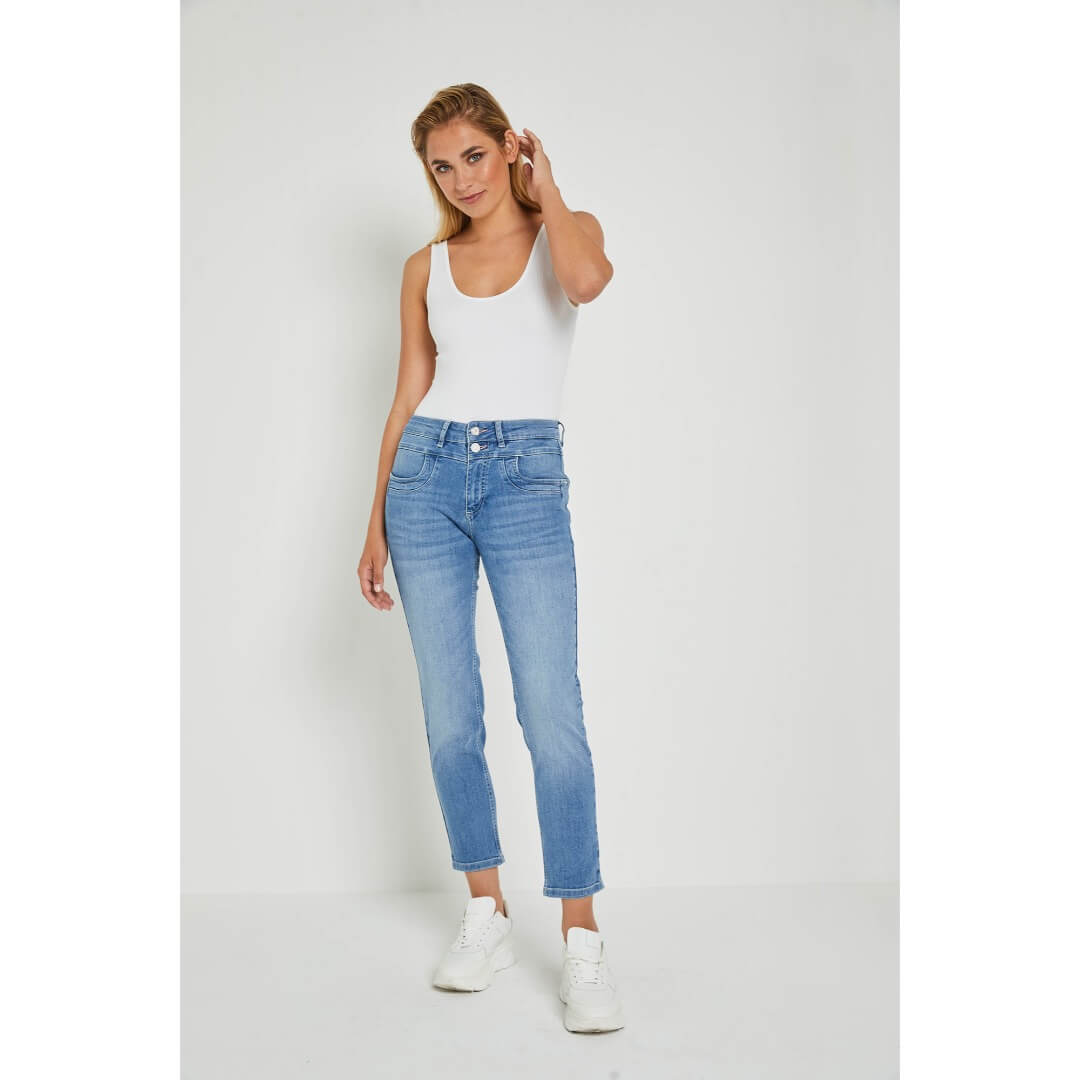 Para Mi farkku 7/8, vaaleansininen - Moment.fi