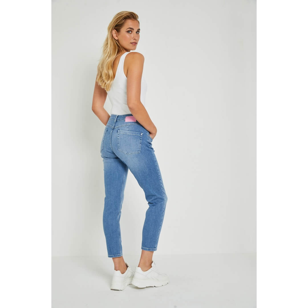 Para Mi farkku 7/8, vaaleansininen - Moment.fi