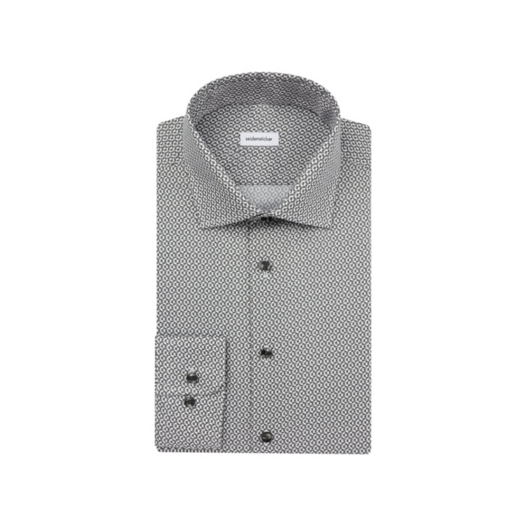 Seidensticker kuosipaita, harmaa - Moment.fi