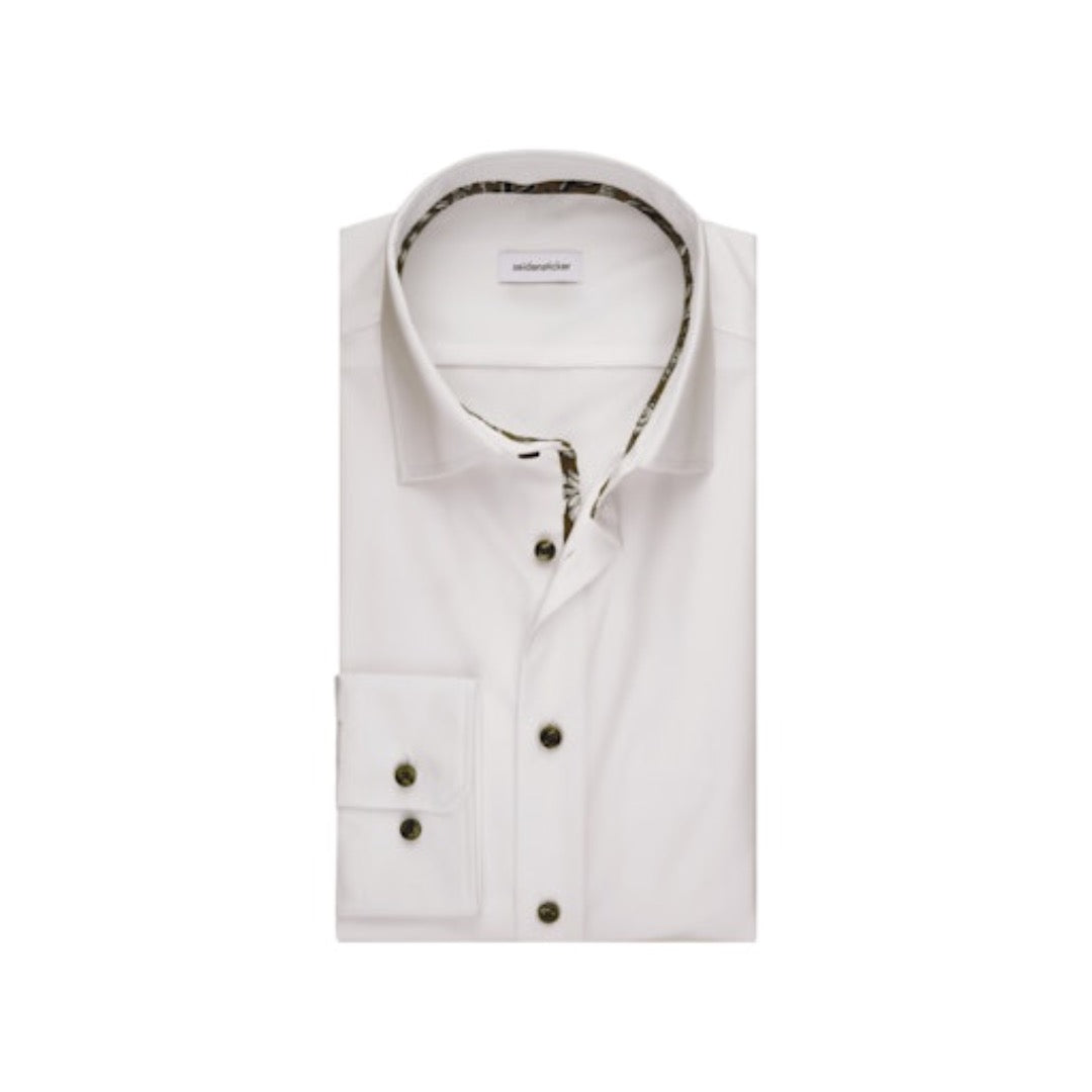 Seidensticker kauluspaita SHAPED, valkoinen - Moment.fi