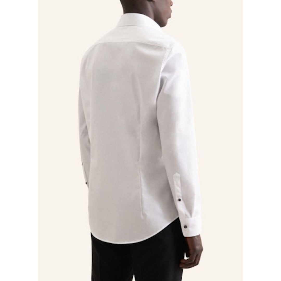 Seidensticker kauluspaita SHAPED, valkoinen - Moment.fi