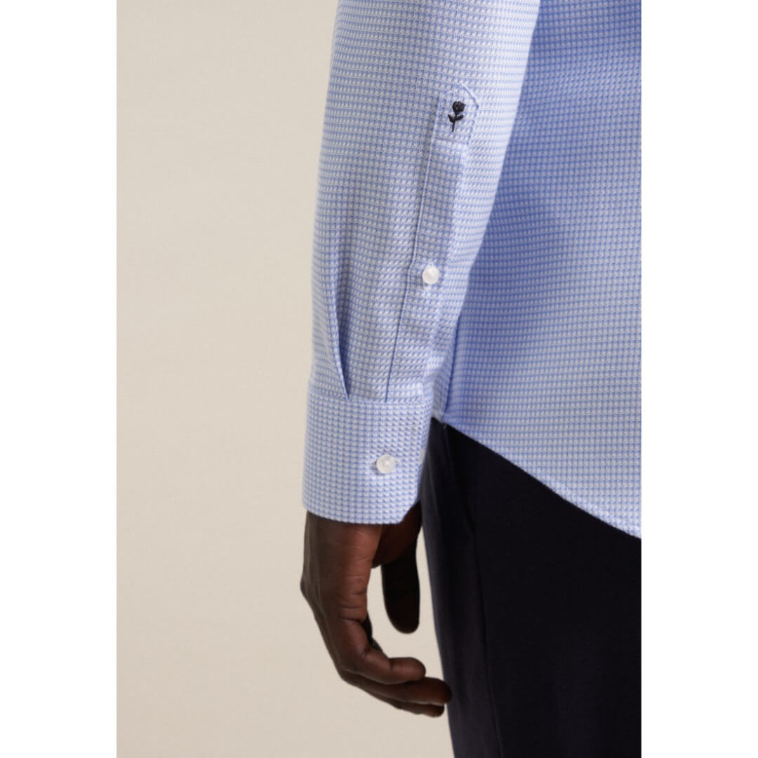 Seidensticker kuosipaita, vaaleansininen - Moment.fi