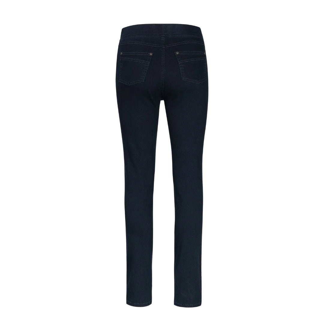 Anna Montana farkku THERMO feeling, tummansininen - Moment.fi