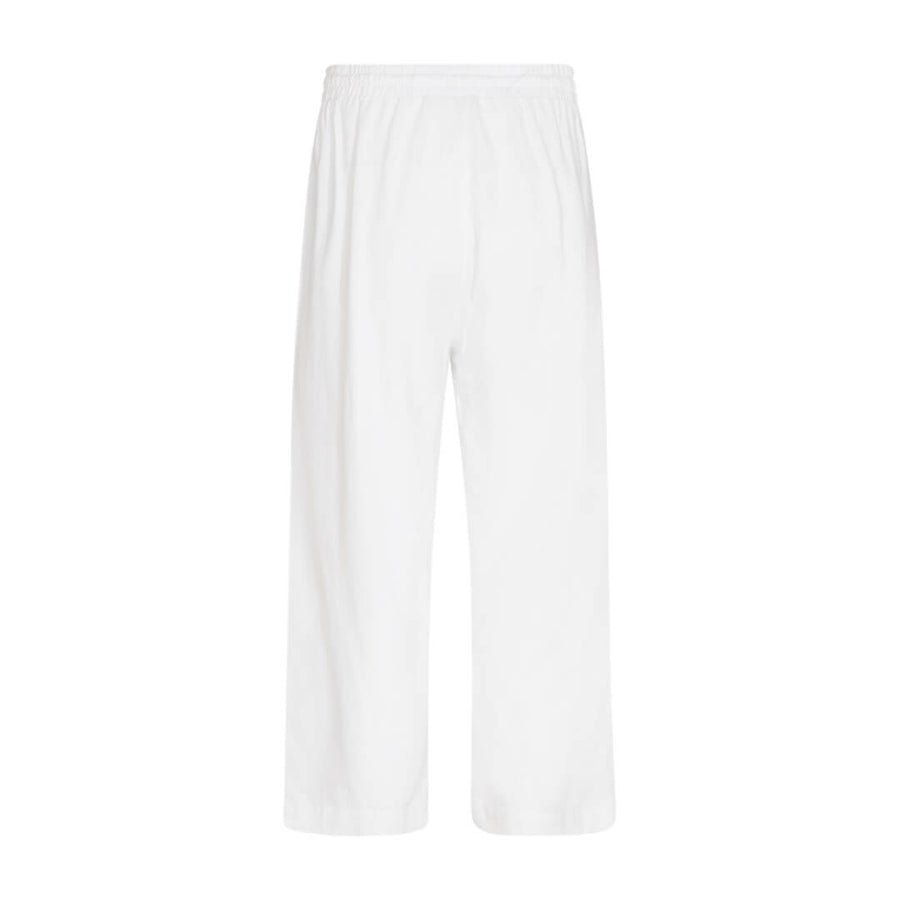 Freequent pellavahousu 7/8, valkoinen - Moment.fi