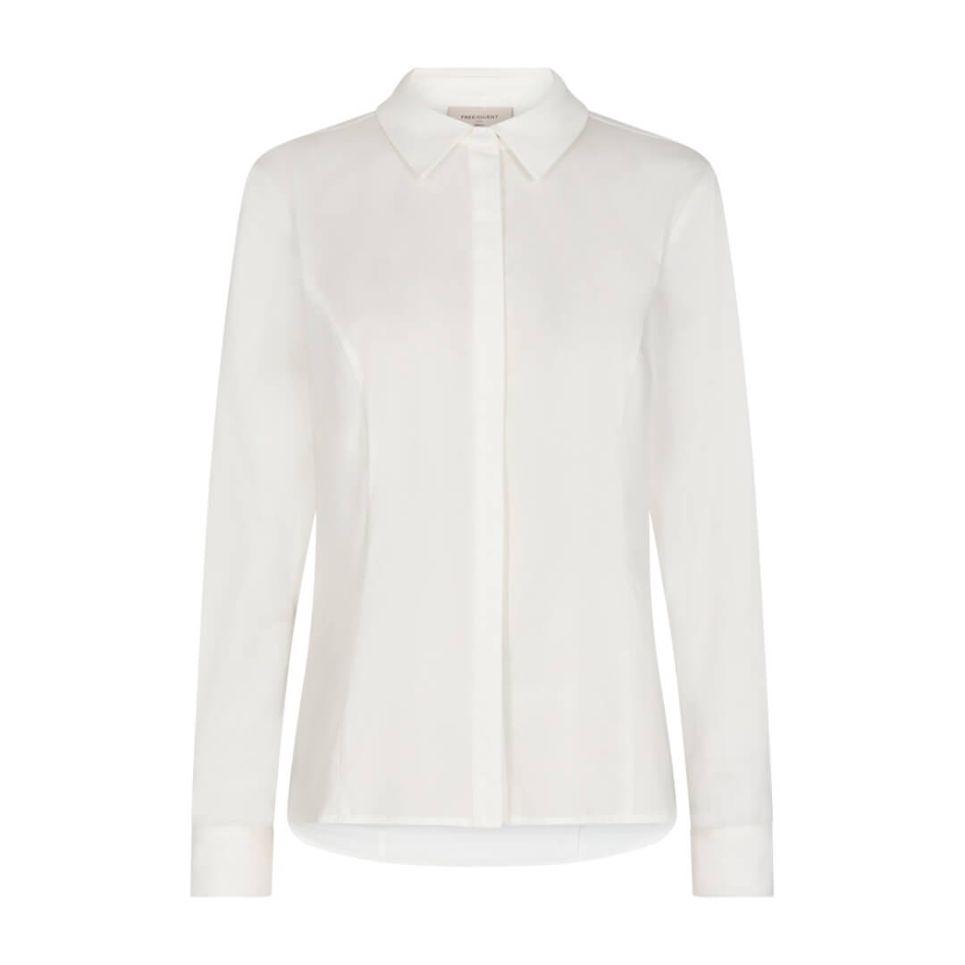 Freequent kauluspaita, luonnonvalkoinen - Moment.fi