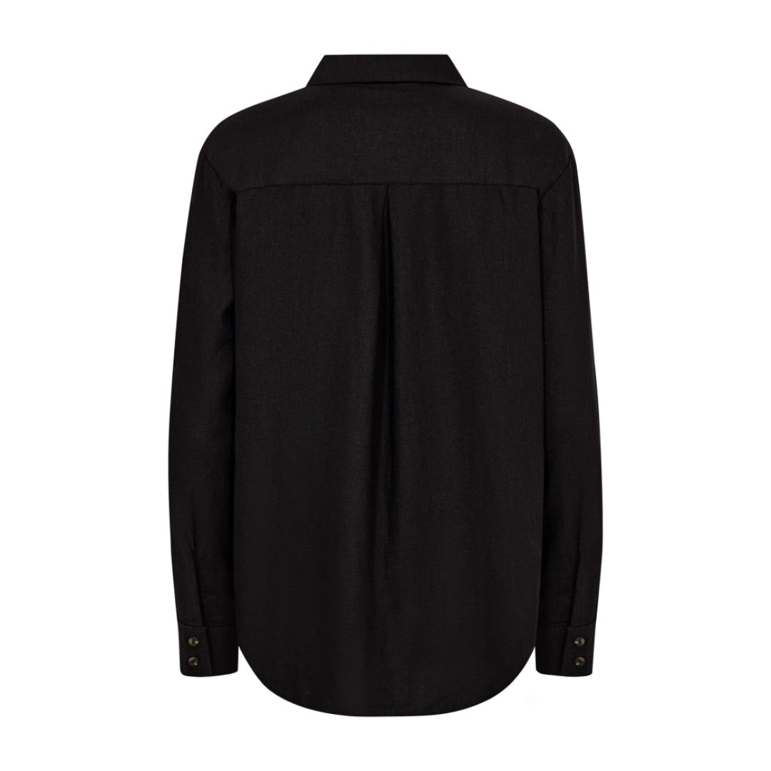 Freequent pellavapaita, musta - Moment.fi