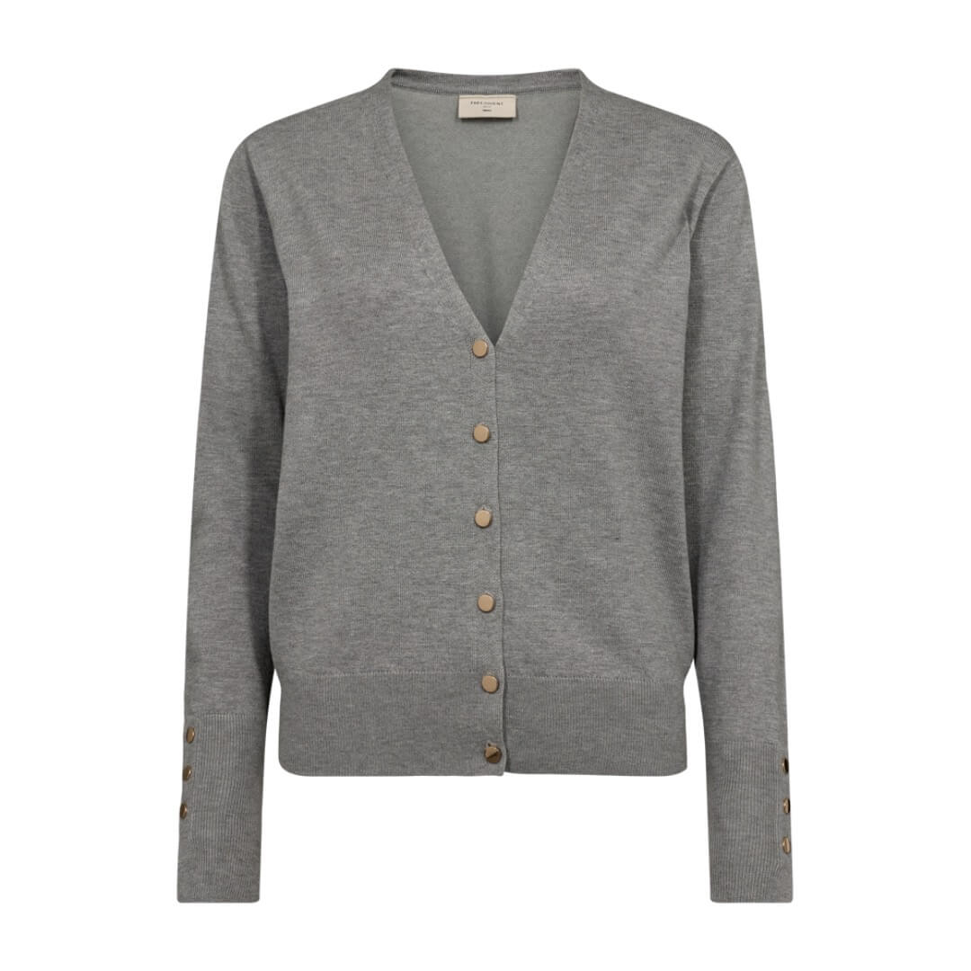 Freequent neuletakki napeilla, harmaa - Moment.fi