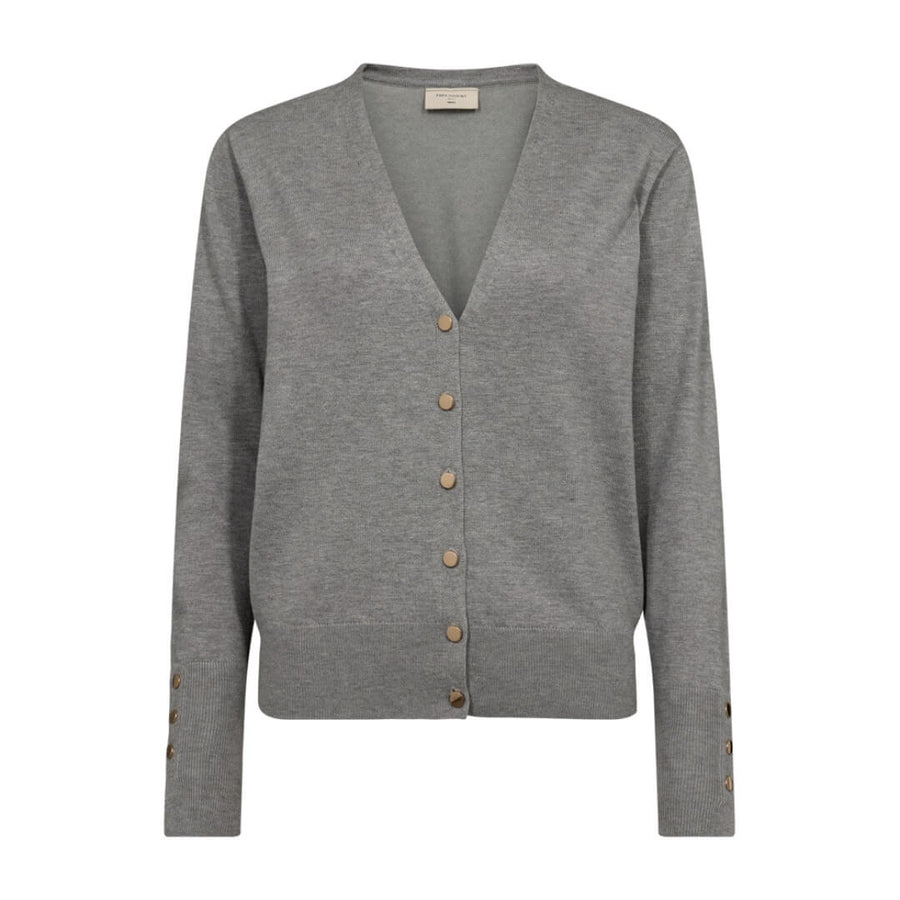 Freequent neuletakki napeilla, harmaa - Moment.fi