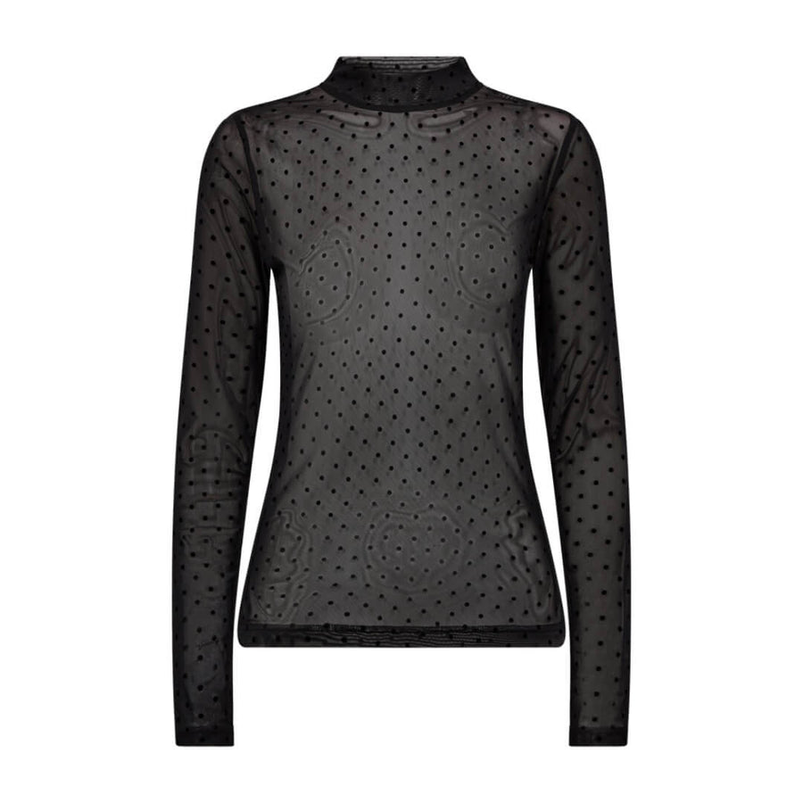 Freequent mesh-paita, musta - Moment.fi