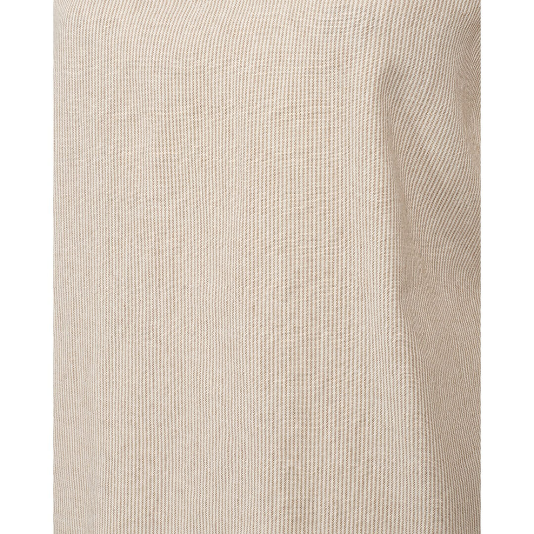 Freequent pellavapaita raita, beige - Moment.fi