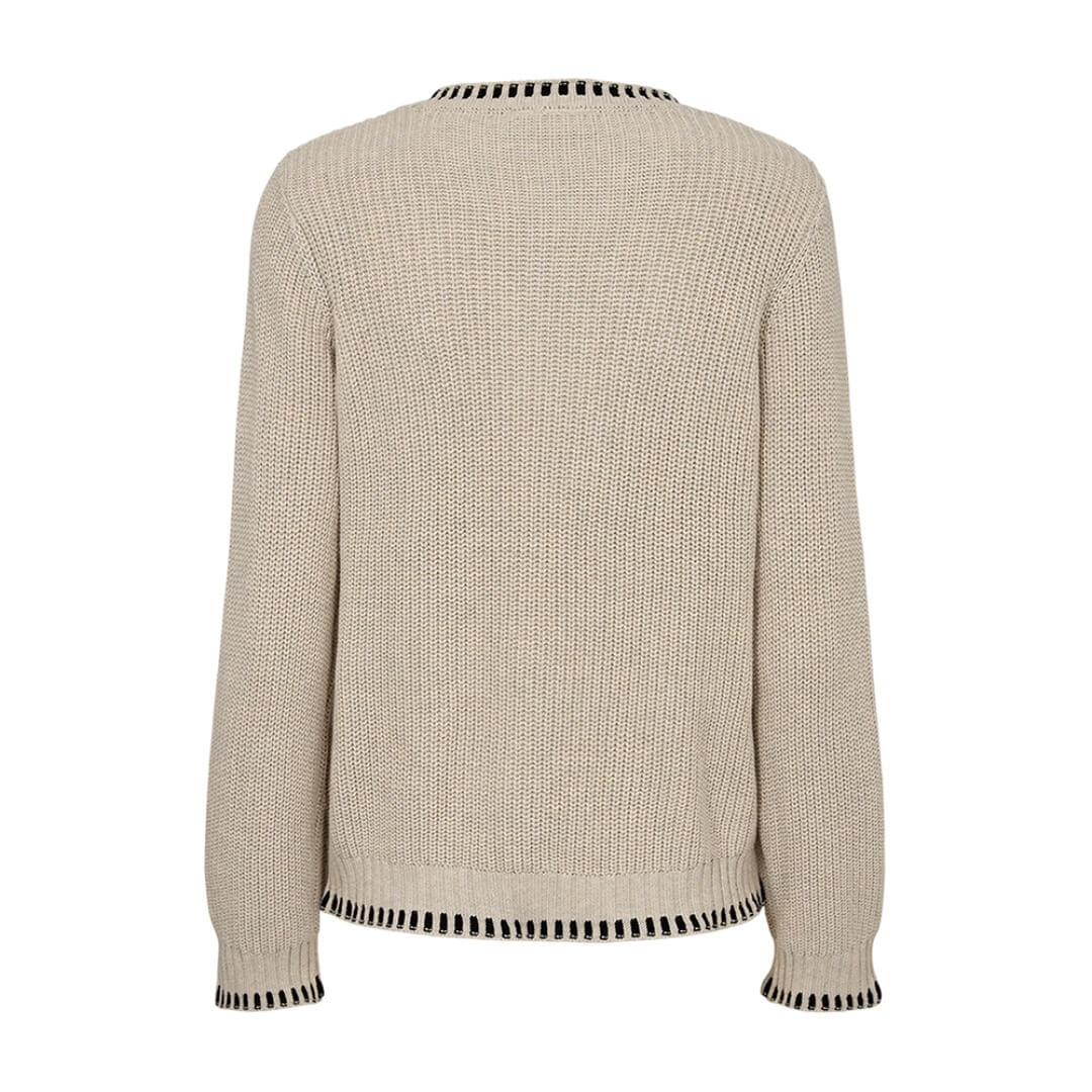 Freequent neule Ellis, beige - Moment.fi