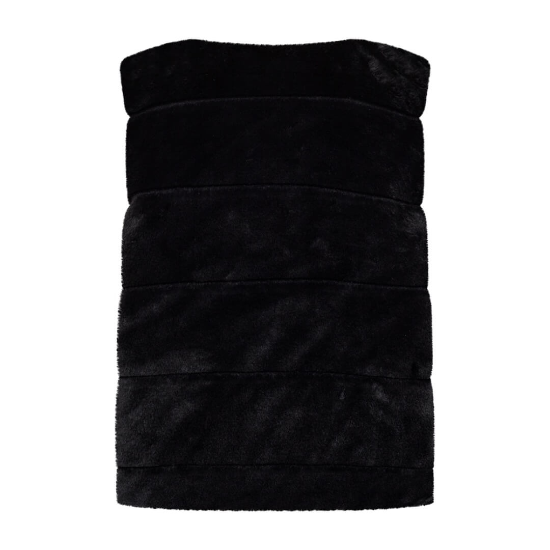 Freequent tekoturkisliivi, musta - Moment.fi