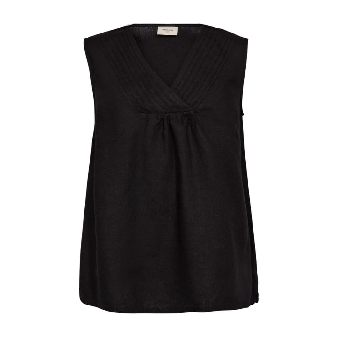 Freequent pellavatoppi, musta - Moment.fi