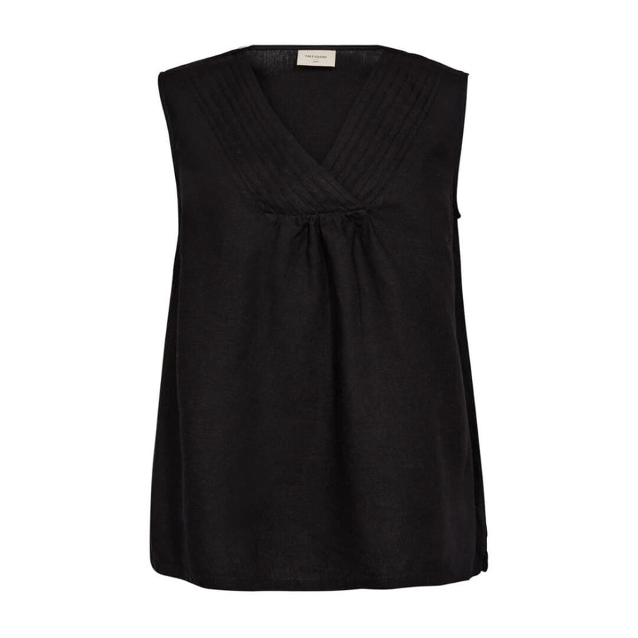 Freequent pellavatoppi, musta - Moment.fi