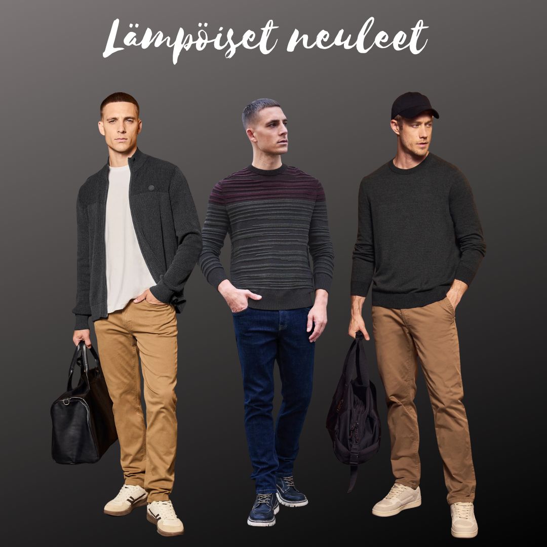 Keveitä miesten neuleita