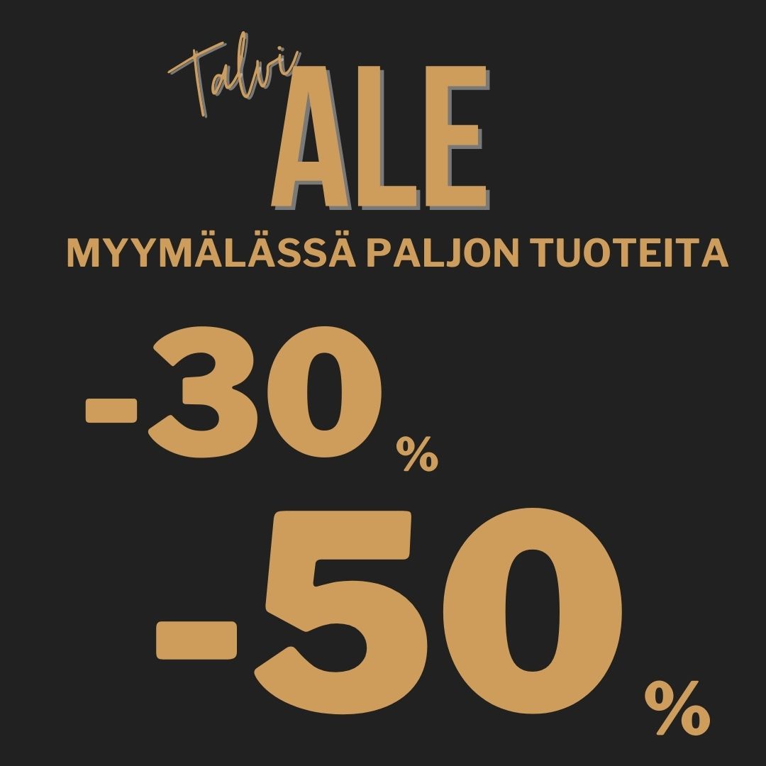 ALE KIIHTYY MYYMÄLÄSSÄ