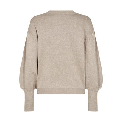Freequent neule, beige - Moment.fi