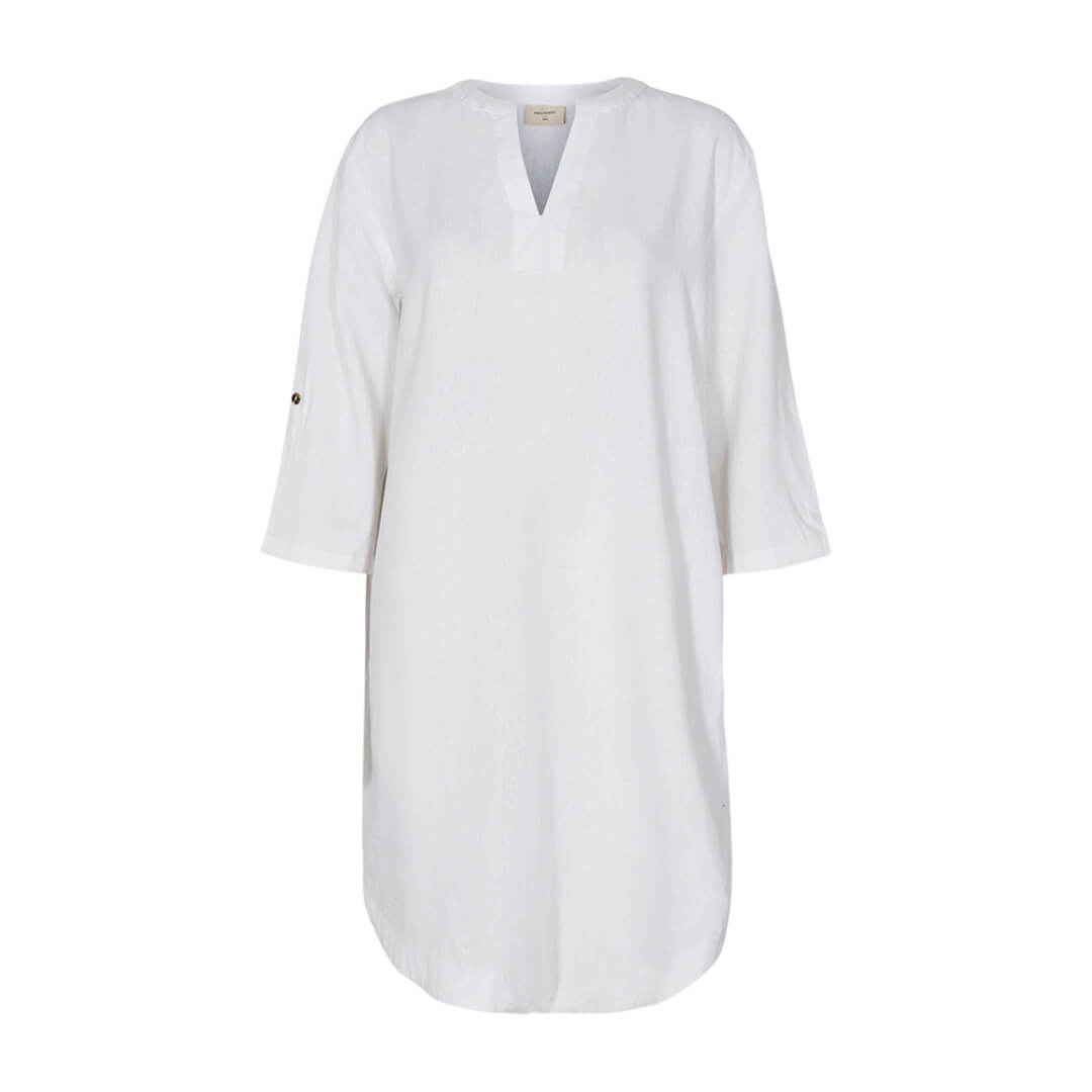 Freequent pellavatunika, valkoinen - Moment.fi