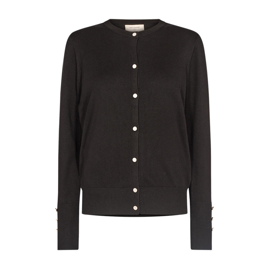 Freequent neuletakki napeilla, musta - Moment.fi