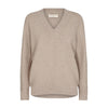 Freequent neule, beige - Moment.fi