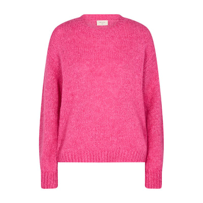 Freequent neule mohair, fuksia - Moment.fi