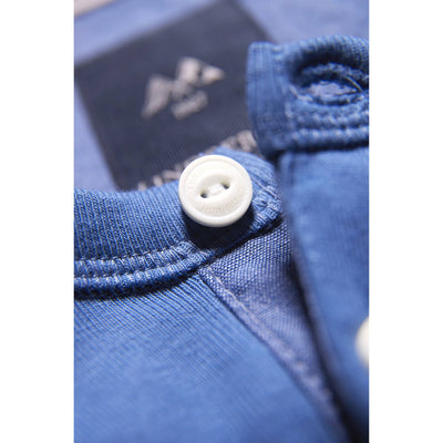 Lindbergh t-paita henley, sininen - Moment.fi