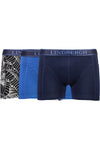 Lindbergh boxer bamboo 3-pakkaus, sininen - Moment.fi