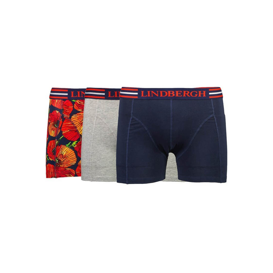 Lindbergh boxer 3-pakkaus, multi - Moment.fi