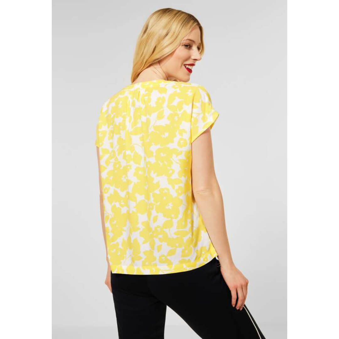 Street One kuosipaita, keltainen - Moment.fi