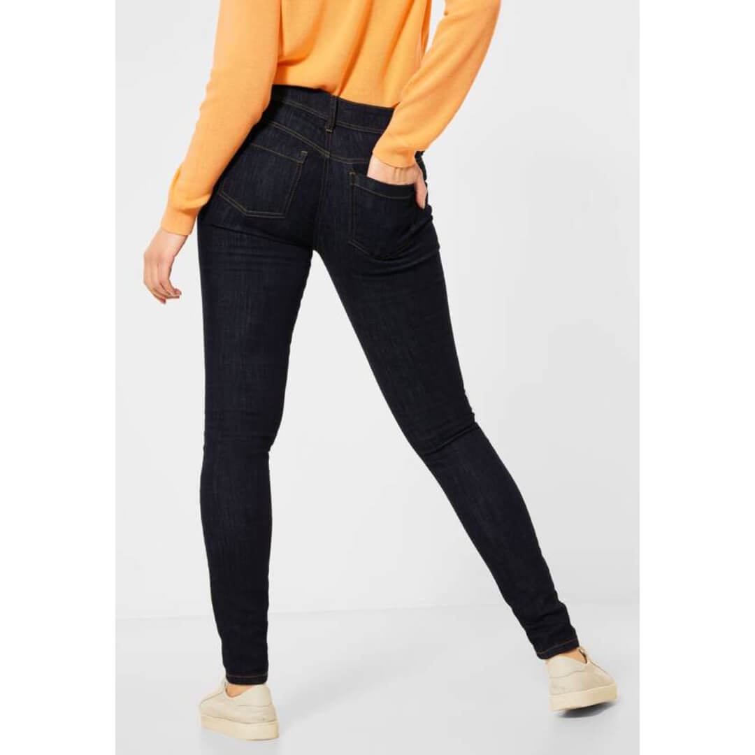 Street One farkku York rinsed, tummansininen - Moment.fi