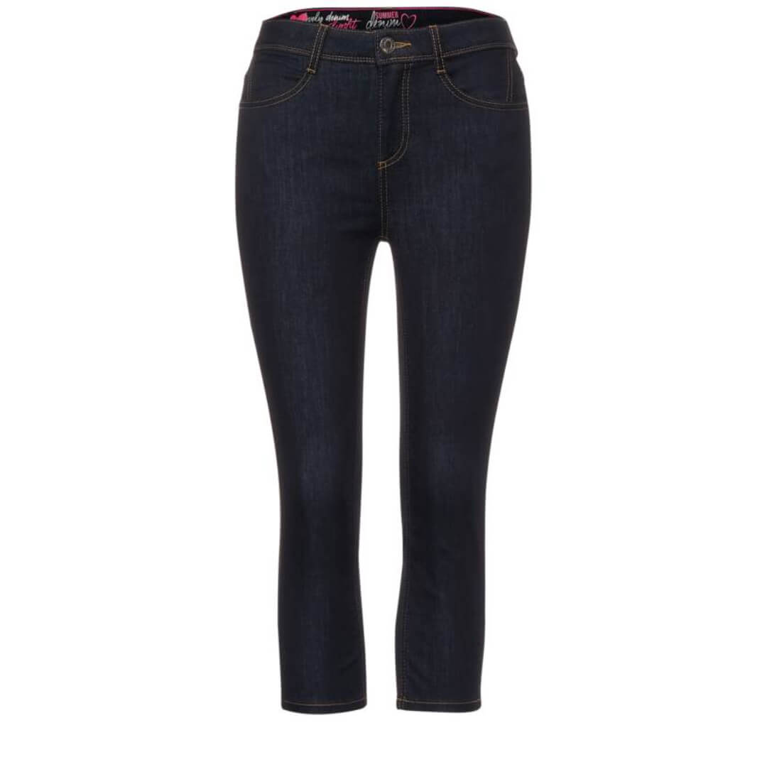 Street One farkkucapri, tummansininen - Moment.fi