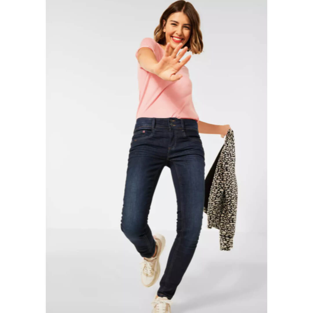 Street One farkku York, tummansininen - Moment.fi