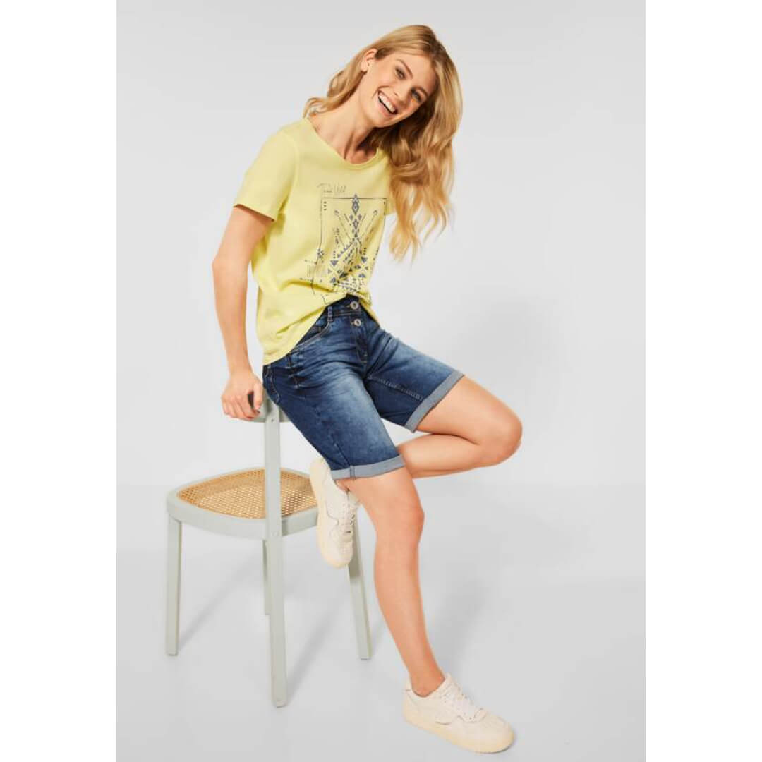 Cecil farkkushortsi, sininen - Moment.fi