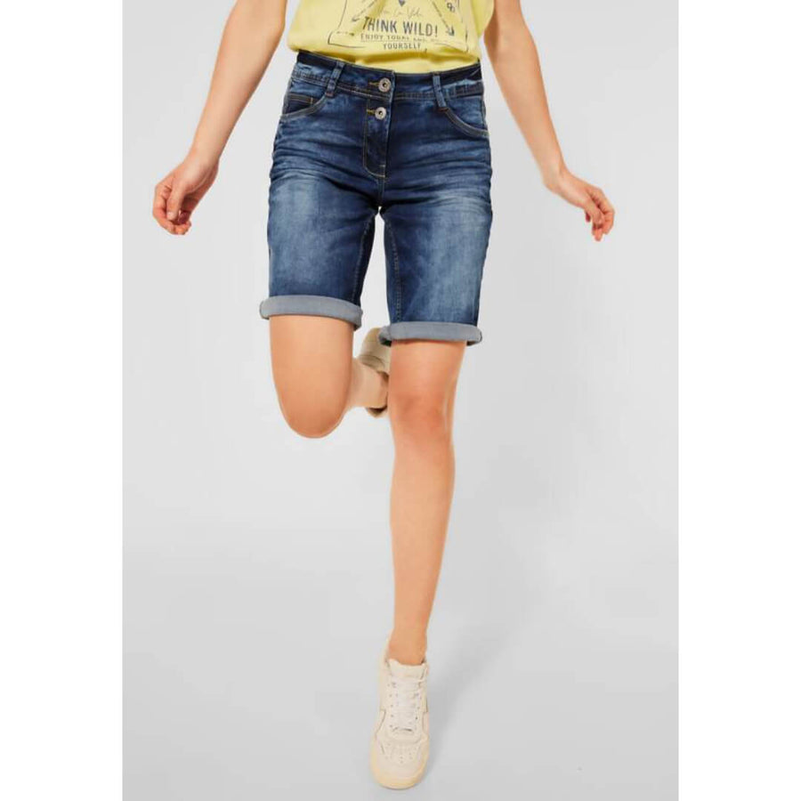 Cecil farkkushortsi, sininen - Moment.fi