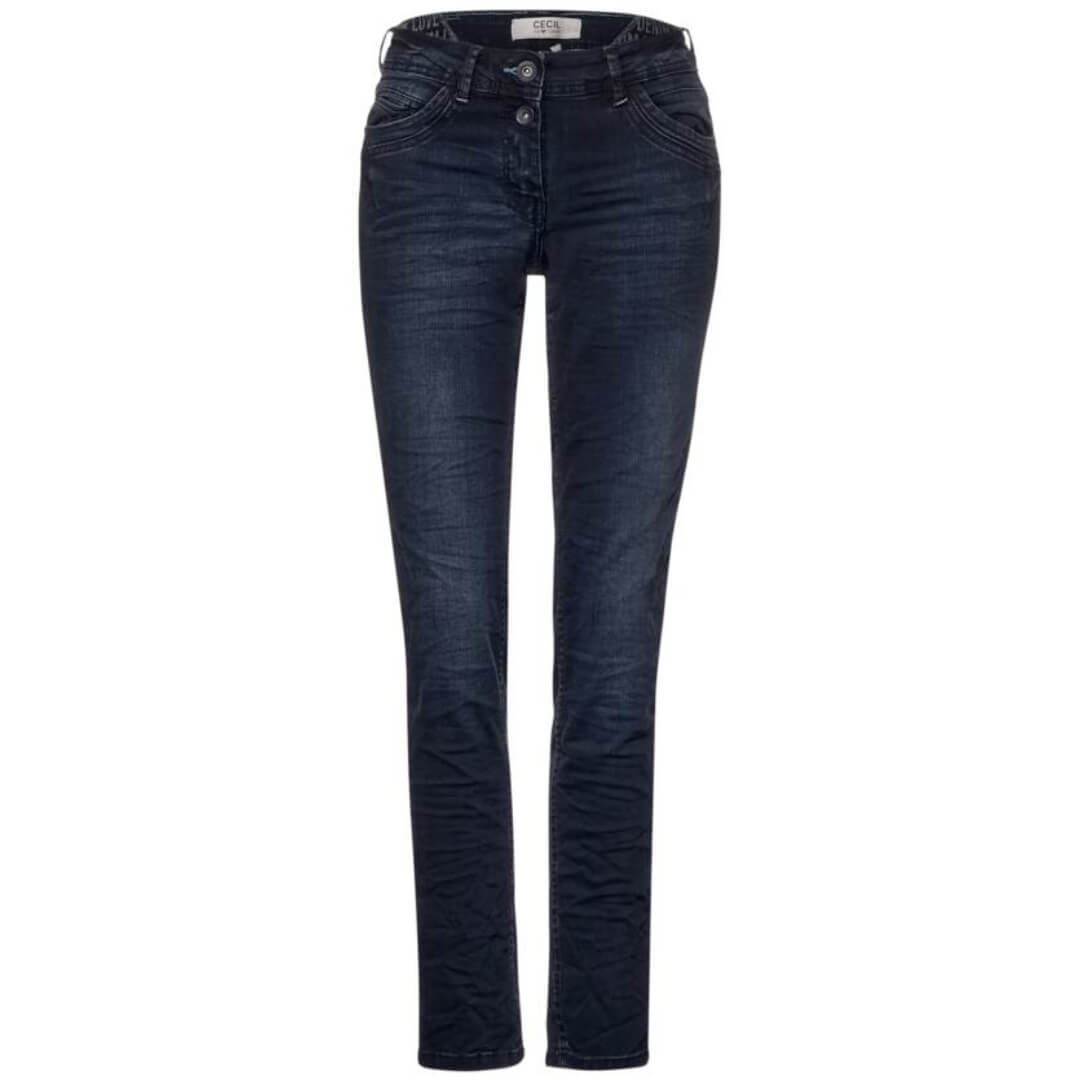 Cecil farkku Scarlett, tummansininen - Moment.fi