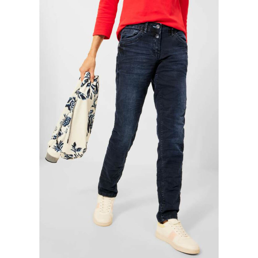 Cecil farkku Scarlett, tummansininen - Moment.fi