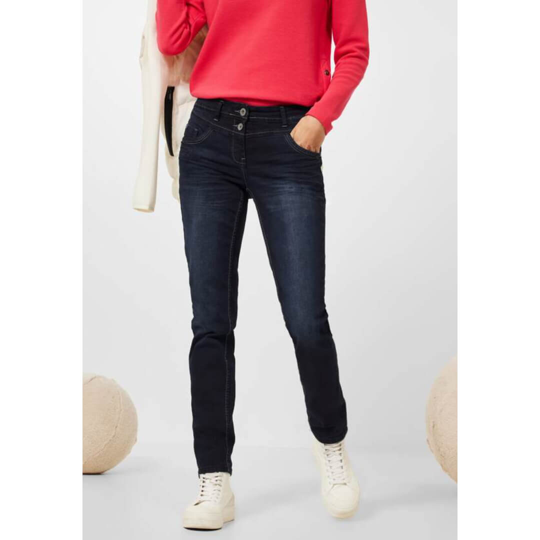 Cecil farkku Scarlett, tummansininen - Moment.fi