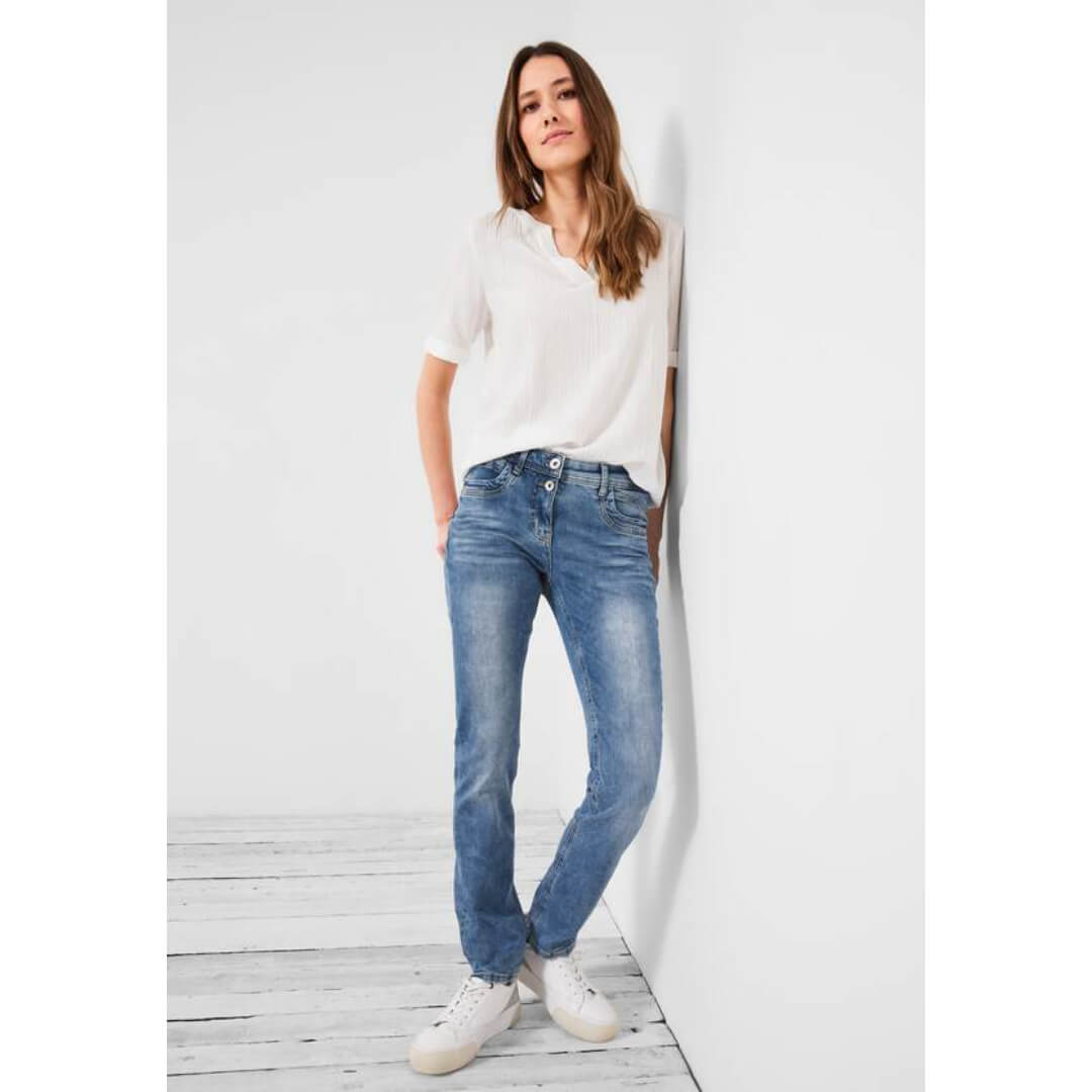 Cecil farkku Scarlett, vaaleansininen - Moment.fi