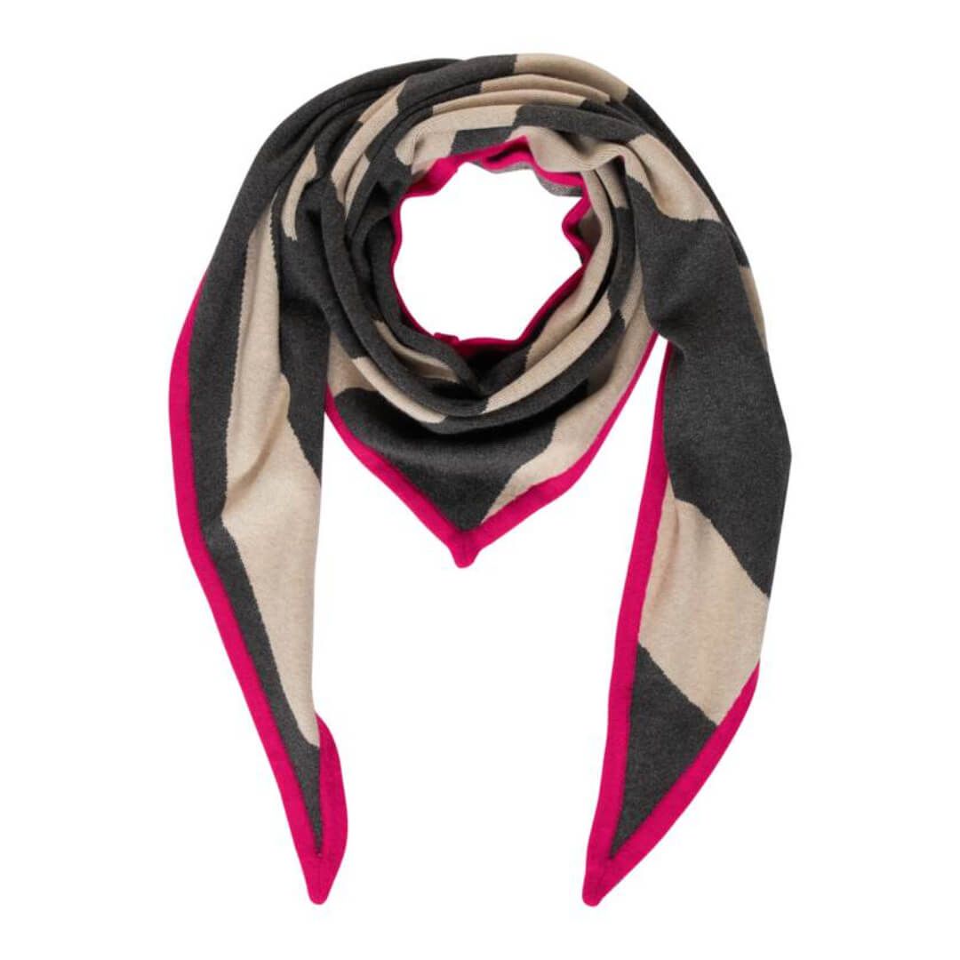 Street One kolmiohuivi, harmaa - Moment.fi