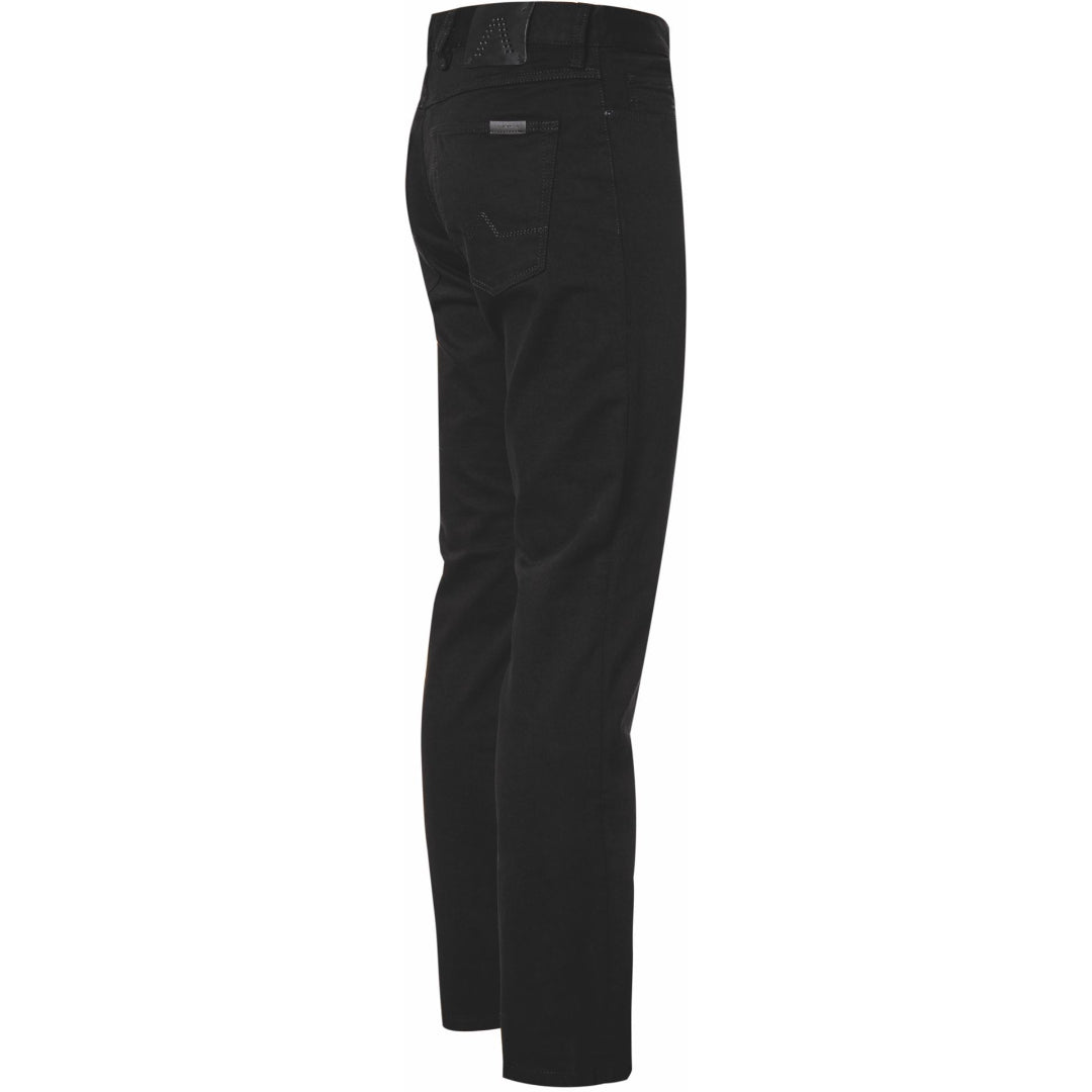 Alberto superfit stretch farkku, musta - Moment.fi